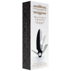 BarCraft Connoisseur Deluxe Waiter's Friend Corkscrew + Bottle Opener + Foil Cutter