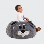 Ariika Cheeky Bunny Fur Indoor Childrens Bean Bag