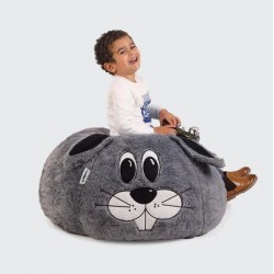 Ariika Cheeky Bunny Fur Indoor Childrens Bean Bag