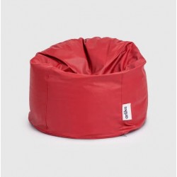 Ariika Big Buff Buff Standard Jeans & Leather Bean Bag, Burgundy