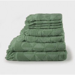 Ariika Granada Family Bundle Towel, Mint  ( 100% Giza Egyptian Cotton)