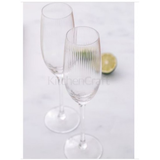 Shop quality BarCraft Set of 2 Ridged Champagne Flutes in Kenya from vituzote.com Shop in-store or online and get countrywide delivery!