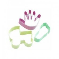 Kitchen Craft Baby Themed Cookie Cutters , Set of 3