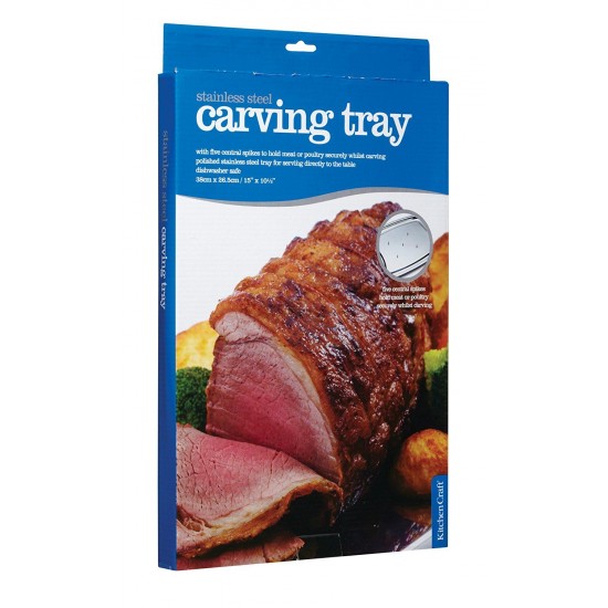 Shop quality Kitchen Craft Carving Tray / Meat Tray, Stainless Steel, 35.5cm x 25.5cm in Kenya from vituzote.com Shop in-store or online and get countrywide delivery!