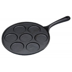 Kitchen Craft Cast Iron Seven Hole Blinis Pan