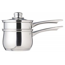 Kitchen Craft Clearview Stainless Steel Porringer, 5 Liters