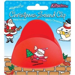 Kitchen Craft Kitsch'n'Fun Christmas Sound Magnetic Bag Clips