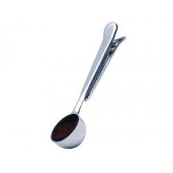 Kitchen Craft Stainless Steel Coffee Measure and Bag Clip