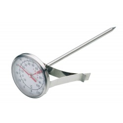 Kitchen Craft Stainless Steel Milk Frothing Thermometer - Silver