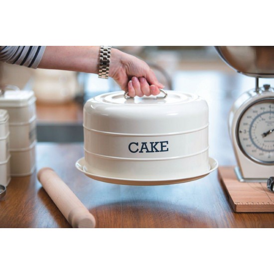 Shop quality Living Nostalgia Airtight Cake Storage Tin / Cake Dome, 28.5 x 18 cm - Antique Cream in Kenya from vituzote.com Shop in-store or online and get countrywide delivery!