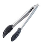 Master Class Nylon-Headed Metal Kitchen Tongs, 28 cm