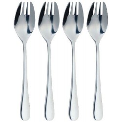 Master Class Stainless Steel Buffet Forks, 16.5 cm (Set of 4)