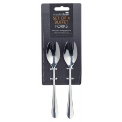 Master Class Stainless Steel Buffet Forks, 16.5 cm (Set of 4)