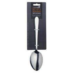 Master Class Stainless Steel Serving Spoons, 23.5 cm (Set of 2)