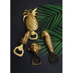 BarCraft Crown Top Bottle Openers , Gold Finish - Assorted