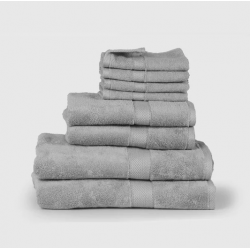 Ariika Sienna Family Bundle Towels, Sage Gray( 100% Giza Egyptian Cotton)
