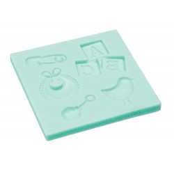Sweetly Does It Baby Silicone Fondant Mould New Model