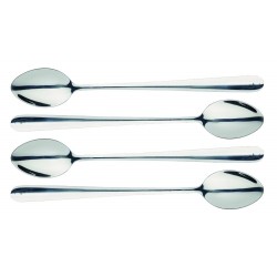 Master Class Stainless Steel Latte Spoons, 19.5 cm (Set of 4)