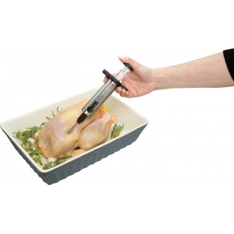 Master Class Stainless Steel Meat Marinade Injector