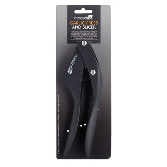 MasterClass Garlic Press and Slicer, MCGARLICBLK Shop quality MasterClass Garlic Press and Slicer in Kenya from vituzote.com Shop in-store or online and get countrywide delivery!