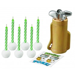 Wilton Golf Decal Candle Set