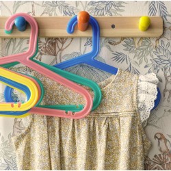 Premier Spectrum 20 Piece Multicolour Kids Hanger Set