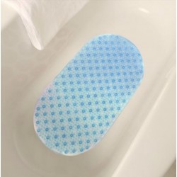 Premier Non Slip PVC Bath Mat, 69 x 38.5 cm - Turquoise
