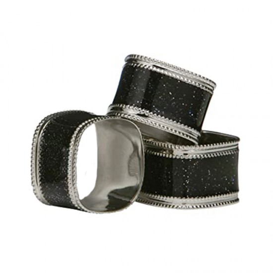 Shop quality Premier Glitter Napkin Rings - Set of 4, Black in Kenya from vituzote.com Shop in-store or online and get countrywide delivery!