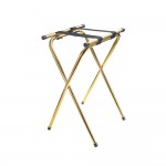 Neville Genware Gold Metal Tray Stand, 42 x 84cm (L x H)