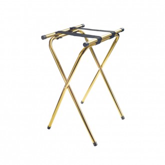 Neville Genware Gold Metal Tray Stand, 42 x 84cm (L x H)