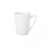 Neville Genware Porcelain Angled Handled Mug 35cl/ 12.25oz