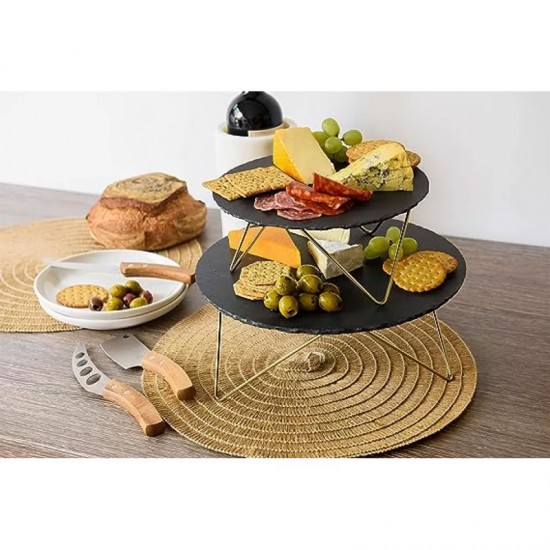 Shop quality Artesa 2 Tier Slate Serving Platter in Kenya from vituzote.com Shop in-store or online and get countrywide delivery!