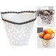 Shop quality Zuri Coffee Pod Holder/Fruit ~Basket, Hand-Stitched Leather Rim-White in Kenya from vituzote.com Shop in-store or online and get countrywide delivery!