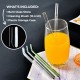Diamond Borosilicate Glass Straw with Cleaning Brush and Plastic Case. Diamond Borosilicate Glass Straw with Cleaning Brush and Plastic Case.