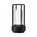 Utopia Cuba LED Cordless Lamp 17.5cm - Black