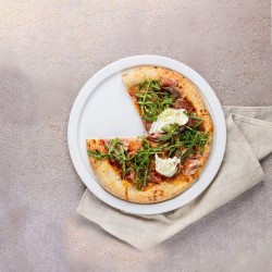 Mikasa Hospitality Bergen Pizza Plate, 31 cm, Ice White