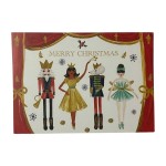 Ruby Ashley The Nutcracker Christmas Card With Envelope - Red Gold