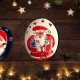 Undugu Soapstone Handcrafted Santa Christmas Pebbles-1 Piece, Assorted