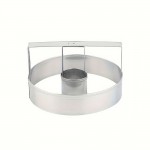 Crisp Cut Stainless Steel Doughnut Cutter, 8.5cm