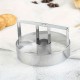 Crisp Cut Stainless Steel Doughnut Cutter, 8.5cm