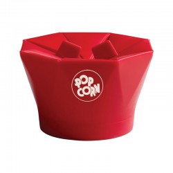 Chef'n PopTop Microwave Popcorn Popper (Cherry)