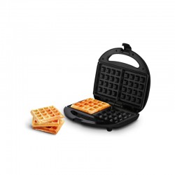 Tower Waffle Maker, Plastic, 750 Watts, Black