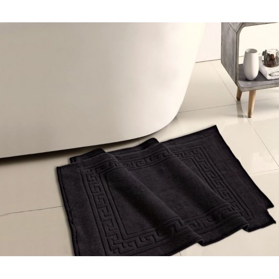 Shop quality Superior 100 Cotton Highly-Absorbent Greek Key Border Solid 2-Piece Bath Mat Set, Black in Kenya from vituzote.com Shop in-store or online and get countrywide delivery!