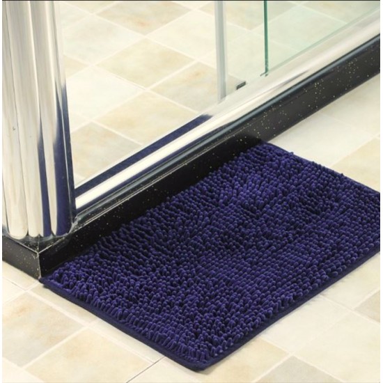 Shop quality Interdesign 30" x 20" Blue Frizz Bathroom Rug Mat in Kenya from vituzote.com Shop in-store or online and get countrywide delivery!