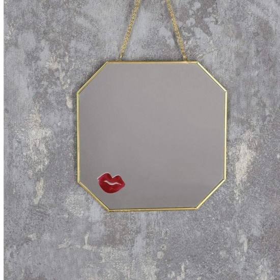 Shop quality Candlelight 18cm Hang metal  Mirror With Lips in Kenya from vituzote.com Shop in-store or online and get countrywide delivery!