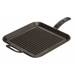 Lodge Cast Iron Square Grill Pan, 12-inch, Ribbed - Pre-seasoned
