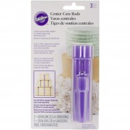 Wilton 3-Piece Center Core Cake Rods, Purple