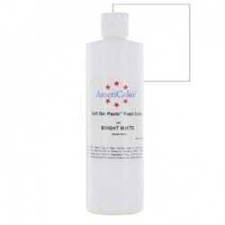 Americolor Bright White Soft Gel Paste Food Color, 177 ml
