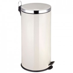 Premier 30 litre Pedal Bin, Cream
