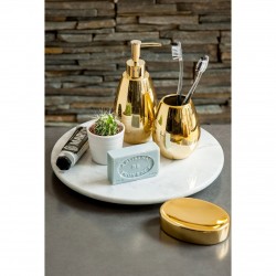 Premier Magpie Dolomite Gold 3 Piece Bathroom Set 